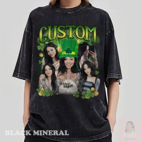 Discover Personalized Irish Day Bootleg Shirt, Customized St. Patrick's Day Tshirt