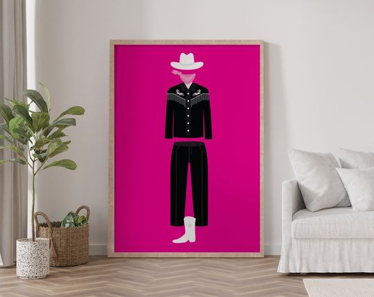 Discover Ken Barbie Movie Illustration Poster