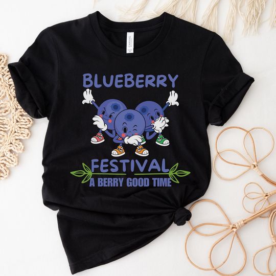 Discover Blueberries Shirt, Berry Lover Shirt, Blueberry Kawaii Tshirt