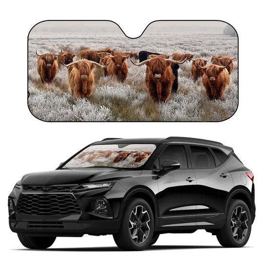 Discover Plateau Yak  Sun Car Windshield Sunshade Cow Windshield