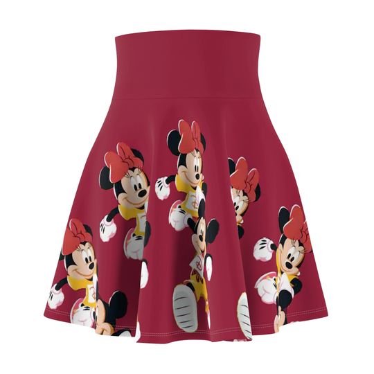 Discover Mr and Mrs Mouse Running Women's Skater Skirts