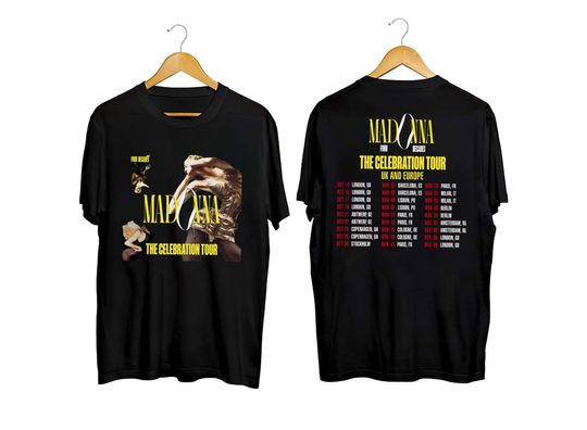 Discover Madonna The Celebration Tour 2024 T-Shirt