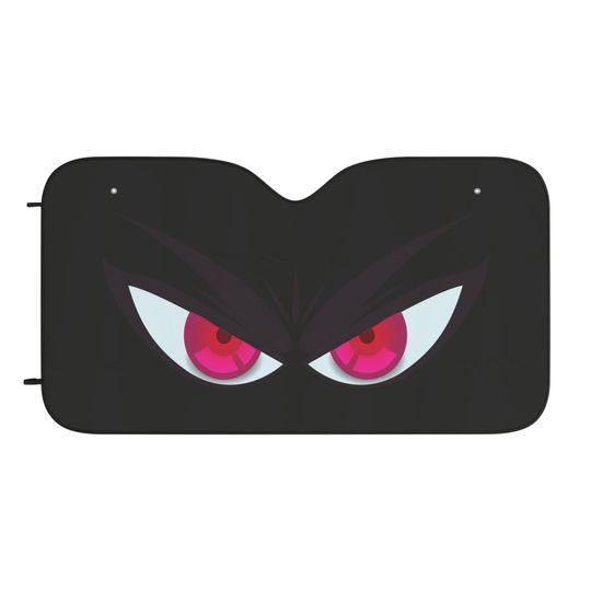 Discover Angry Cartoon Eyes | Car Sun Shades | Dazed and Confused Car Sun Block
