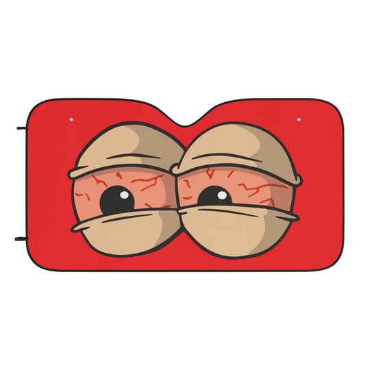 Discover Tired Cartoon Eyes | Car Sun Shades | Rick and Rickandmorty | High | Red