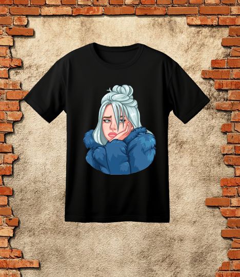 Discover Billie Eilish T-Shirt, Vintage Graphic Tee, Vintage Inspired Hip hop Rap