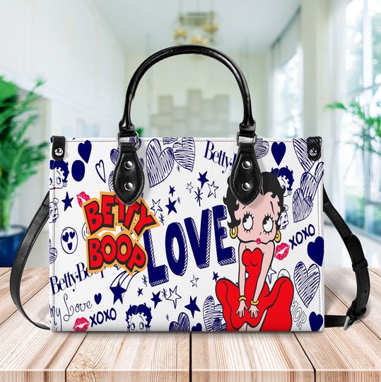 Discover Betty Boop Leather Bag, Cartoon Handbag