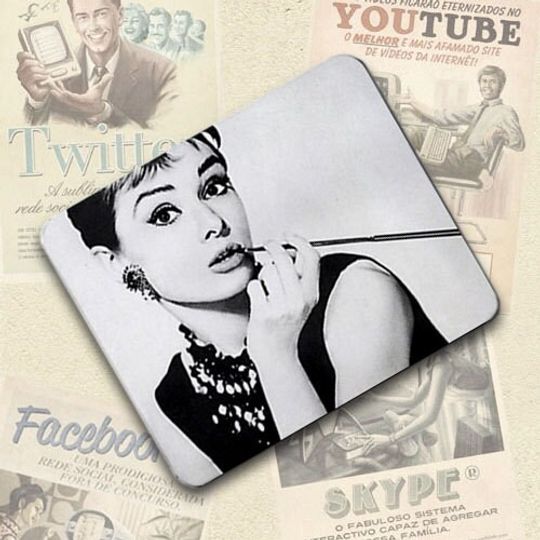Discover Audrey Hepburn Mouse Pad