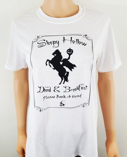 Discover Sleepy Hollow Dead And Breakfast Please Book A Head T-Shirt