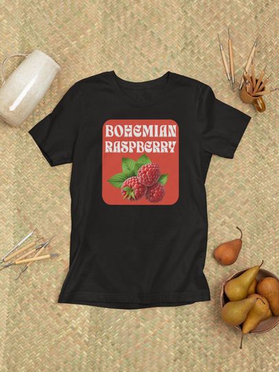 Discover Song Pun TShirt, Raspberry Graphic, Bohemian Rhapsody Pun TShirt
