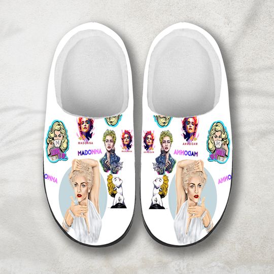 Discover Madonna Indoor Slippers, Music Slippers