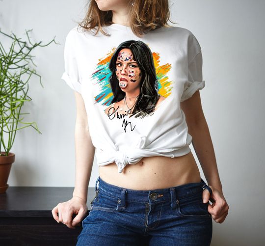 Discover Olivia Rodrigo Signature Illustration Shirt