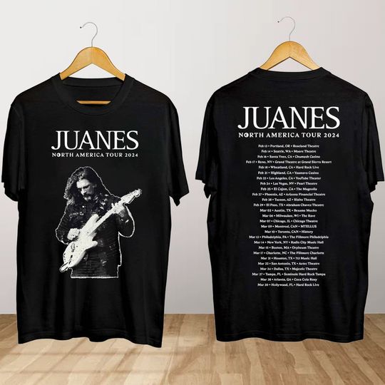 Discover Juanes North American 2024 Tour Shirt, Juanes Concert Shirt