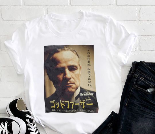 Discover The Godfather Don Corleone Japanese Movie Poster T-Shirt