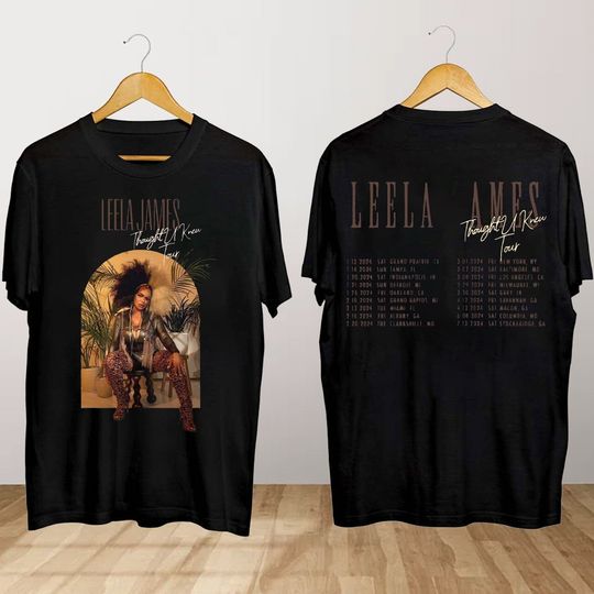 Discover Leela James Thought U Knew 2024 Tour Shirt