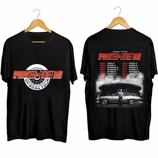 Discover The E Street Band Rescheduled Tour 2024 Shirt