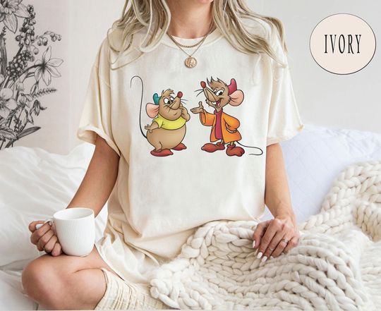Discover Jaq and Gus Gus Shirt, Cinde Mice Shirt, Cinde Princess Shirt