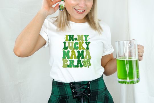 Discover In my Lucky Mama Era, St. Patrick's Day T-shirt for Mom