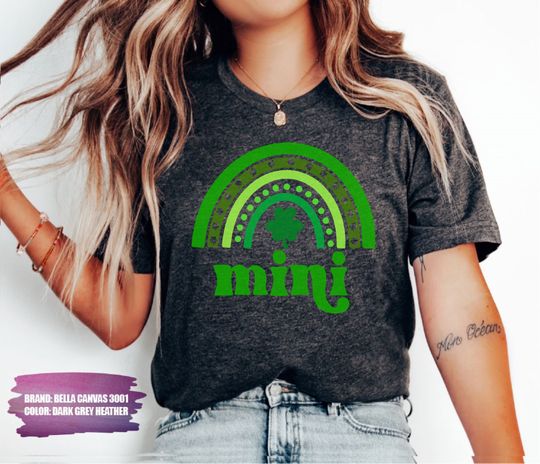 Discover Matching Mini T-Shirt St Patricks Day Mom T-Shirt - Mama Shirt Mom Tee