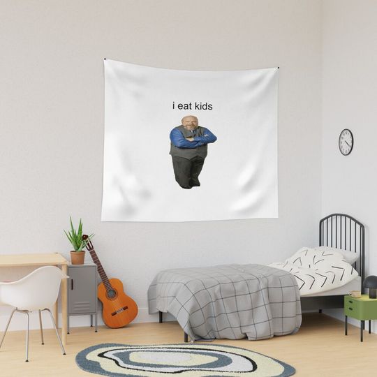 Discover bertram eats kids Tapestry