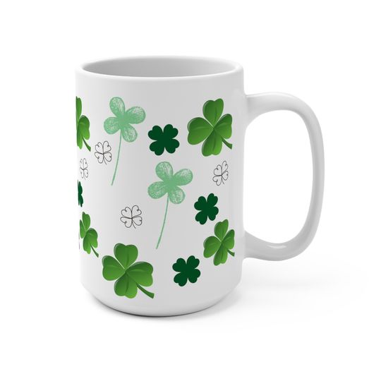Discover St. Patrick's Day Clover Mug 15oz