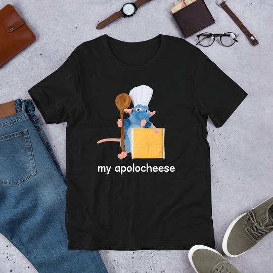 Discover My Apolocheese Rat Plush Cheese Meme T-Shirt