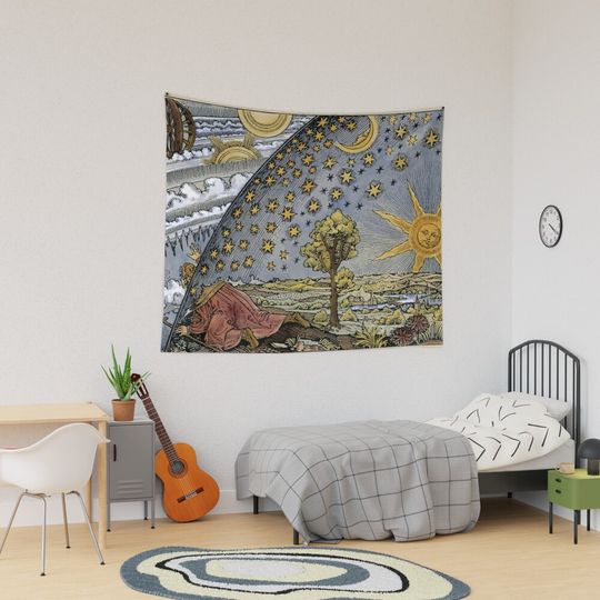 Discover Flammarion Engraving Original Version Tapestry