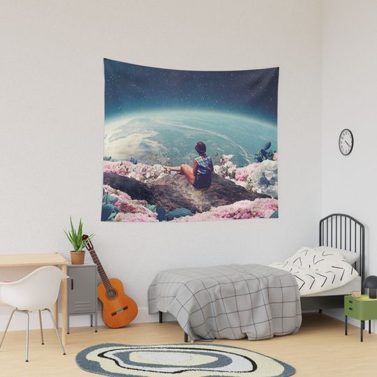 Discover My World Blossomed when I Loved You Tapestry