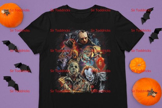 Discover The Horror Squad Freddy Jason Shirt
