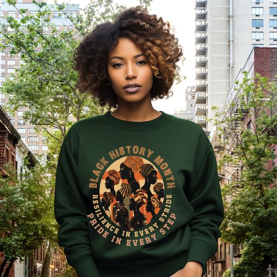 Discover Black History Month Sweatshirt, Black Woman Sweatshirt