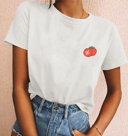 Discover Cute Tomato Icon T-Shirt For Tomato Lover