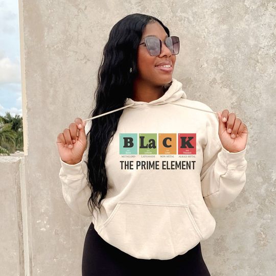 Discover Black the Prime Element Black History Hoodie