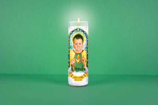 Discover Saint Hasbulla: TikTok Celebrity Prayer Candle | Non Scented