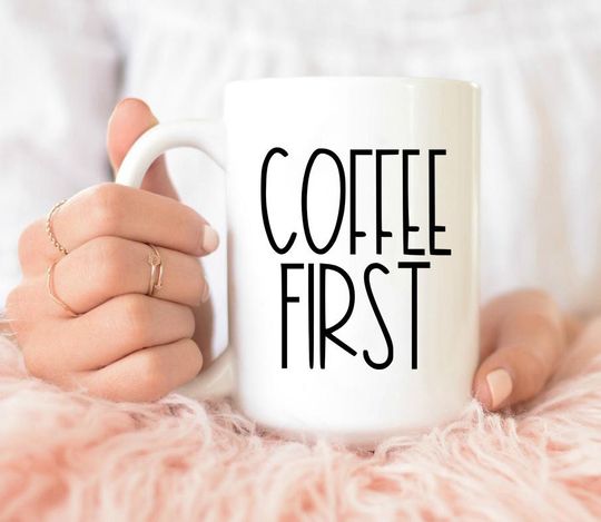 Discover Coffee First Funny Coffee Lover Mug