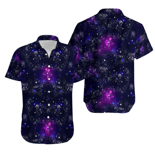 Discover Space Galaxy Hawaiian Shirt