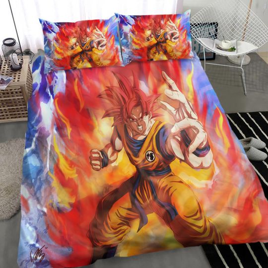 Discover 3D Printed Seven Dragon Balls Anime Bedding Set
