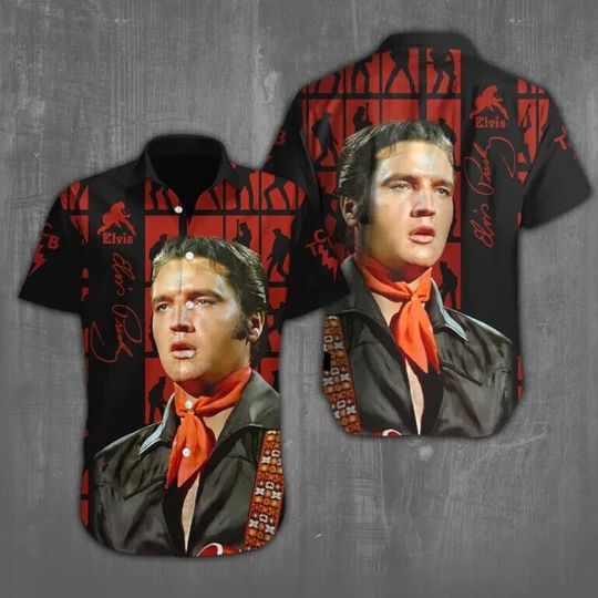 Discover TCB Singer Elvis Presley Hawaiian Shirt