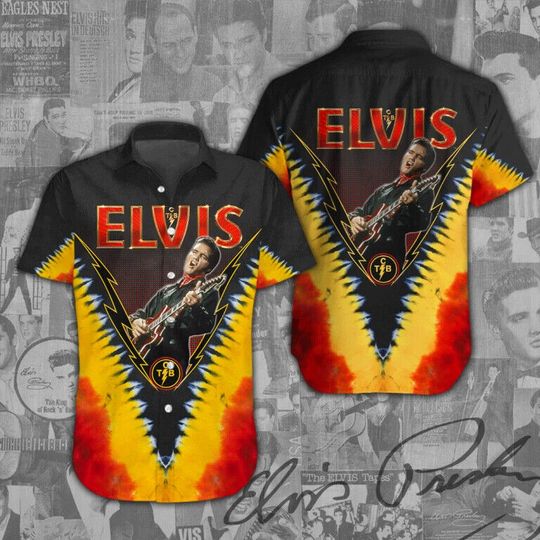 Discover TCB Singer Elvis Presley Hawaiian Shirt