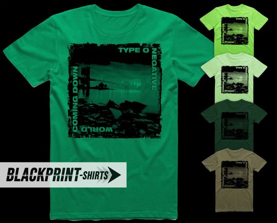 Discover Type O Negative World Coming Down Album Cover Shirt, Hard Rock Music T-Shirt