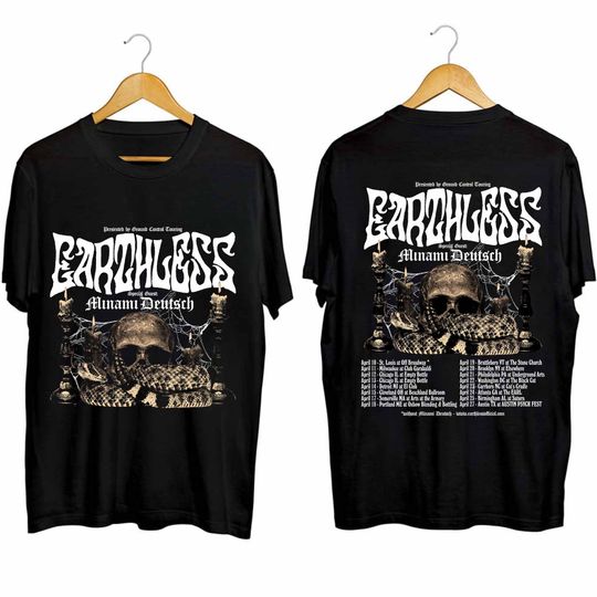 Discover Earthless 2024 Tour Double Sided Shirt