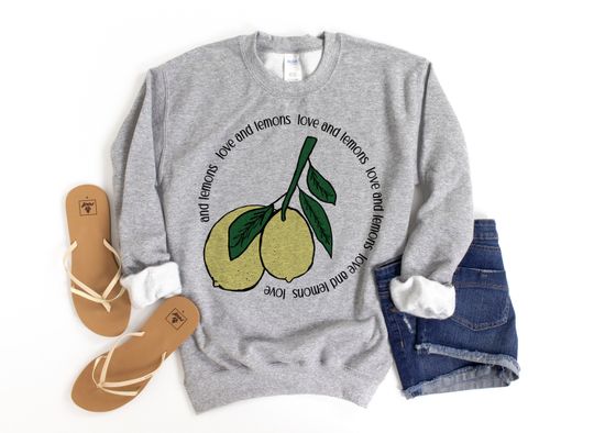 Discover Love and Lemons Sweatshirt - Cute Graphic Design