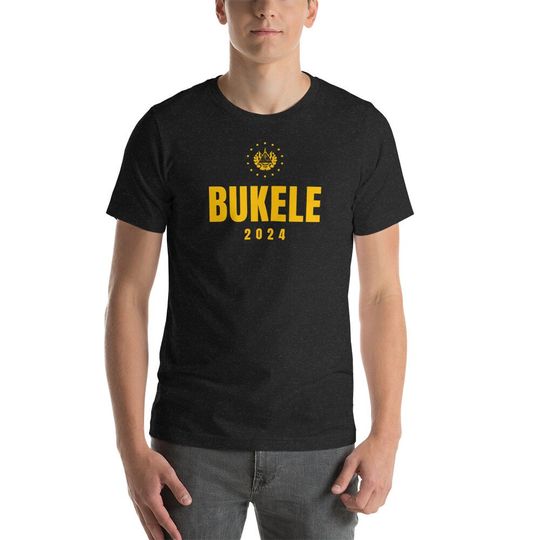 Discover Nayib Bukele El Salvador Tshirt, Bukele Presidente 2024