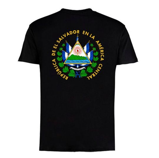 Discover El Salvador T-shirt Shield of El Salvador T Shirt