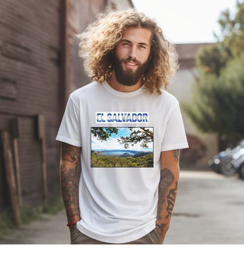 Discover Lake Coatepeque El Salvador T-shirt, El Salvador T-shirt