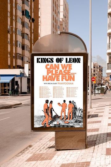 Discover Poster Kings Of Leon World Tour 2024