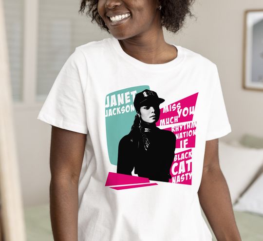 Discover JANET TSHIRT, Womens Fitted Tshirt, MUSIC Clothes