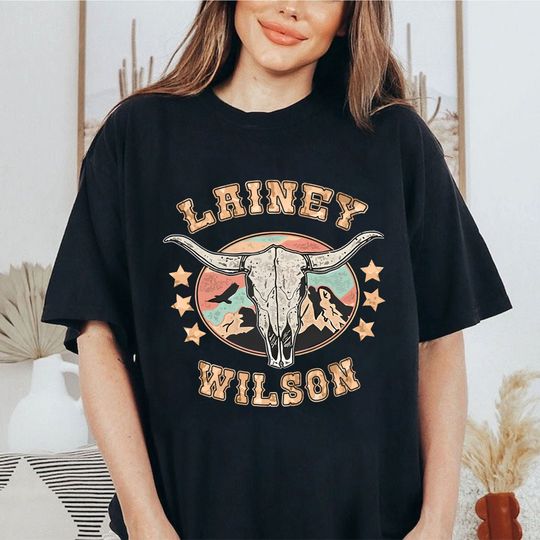 Discover Lainey Wilson Bullhead T Shirt, Lainey Wilson 2024 Tour Shirt, Country Music