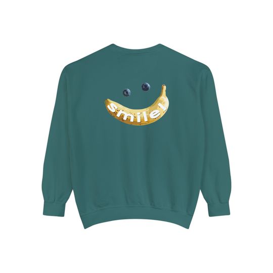 Discover Smile Banana Sweatshirt Banana Fruit Lover Gift