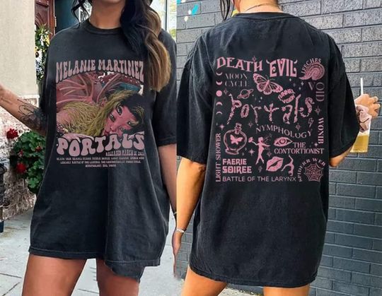 Discover Vintage The Trilogy Tour Shirt, Portals Album Shirt, Melanie Singer Shirt