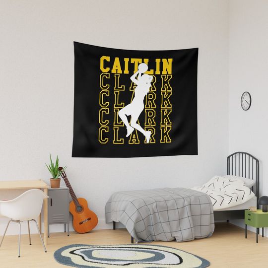 Discover Caitlin Clark 22 Tapestry
