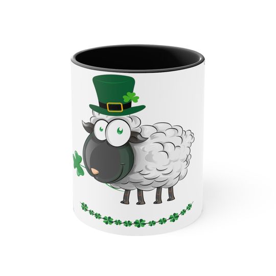 Discover Irish Lamb on a Accent Coffee Mug, 11oz